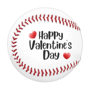 Balle De Baseball Heureuse Sainte-Valentin de baseball avec amour co