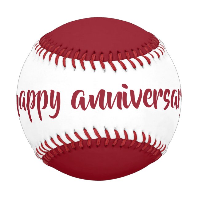 Balle De Baseball heureux anniversaire baseball par dalDesignNZ (Dos)