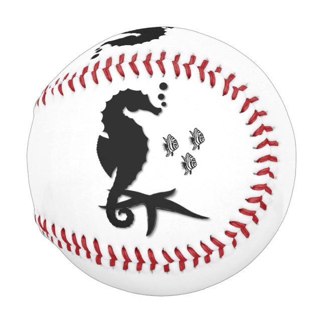 Balle De Baseball Hippocampe initialisé (Dos Gauche)