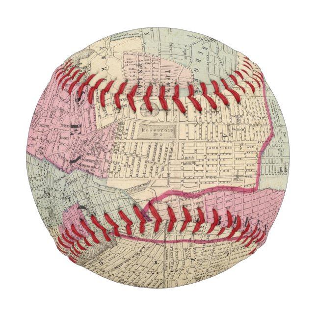 Balle De Baseball Hoboken, Jersey City (Devant)