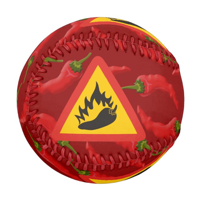Balle De Baseball Hot pepper danger (Dos Droite)