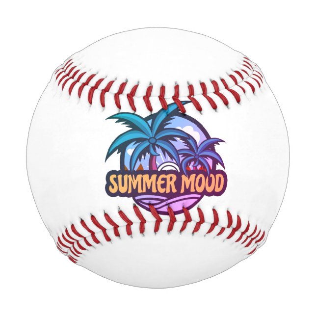 Balle De Baseball Humeur d'été (Devant)