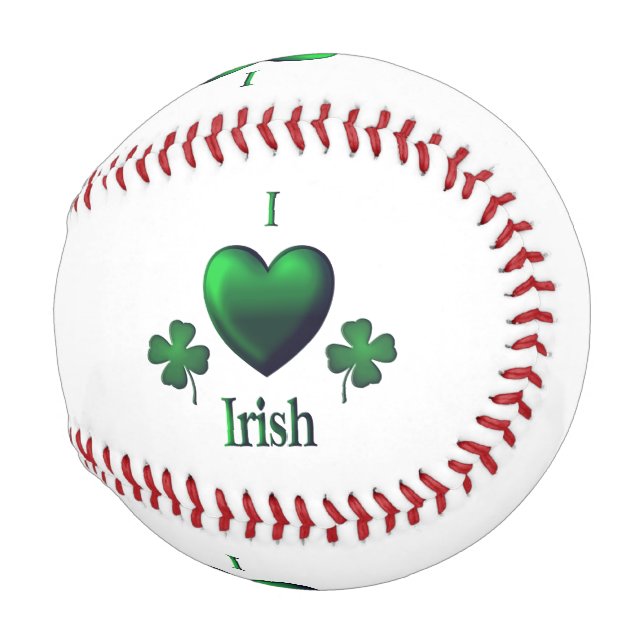Balle De Baseball I Heart Irish (Dos Gauche)