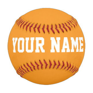 Balle De Baseball Idée de cadeau d'anniversaire de sport texte nom p