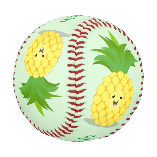 Balle De Baseball Illustration d'ananas mignon (Angle)