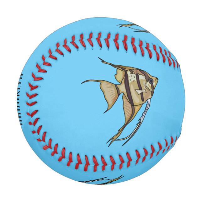 Balle De Baseball Illustration d'angelfish (Devant Gauche)