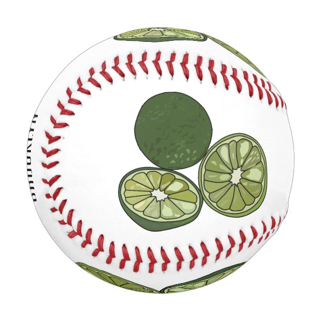 Balle De Baseball Illustration de chaux Kaffir (Devant Gauche)