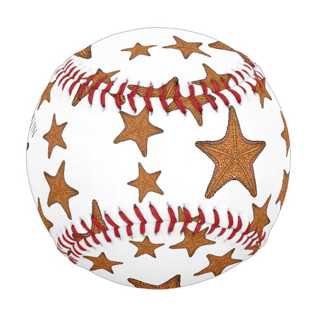 Balle De Baseball Illustration de dessin de Starfish (Devant)