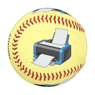 Balle De Baseball Illustration de dessin d'imprimante