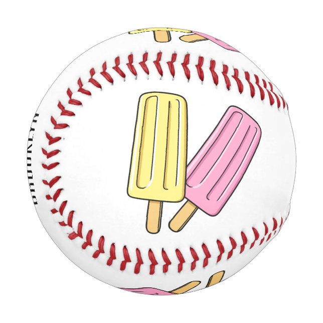 Balle De Baseball Illustration de Ice pop (Devant Gauche)