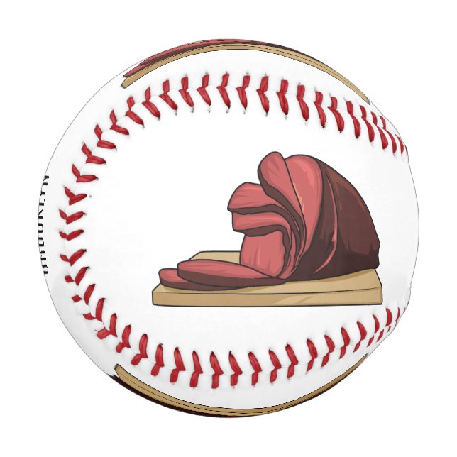 Balle De Baseball Illustration de jambon (Devant Gauche)