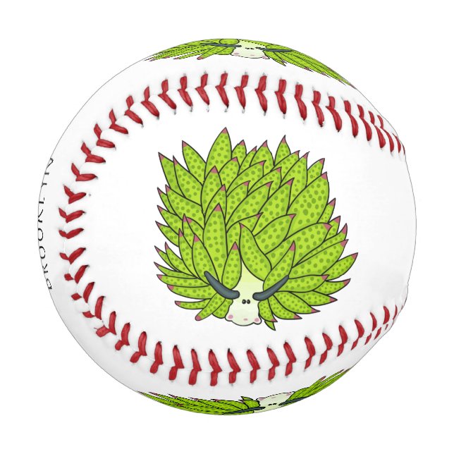 Balle De Baseball Illustration de la feuille de limon (Devant Gauche)