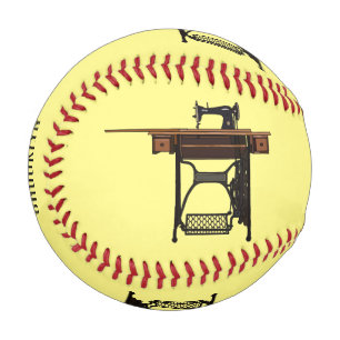 Balle De Baseball Illustration de la machine à coudre
