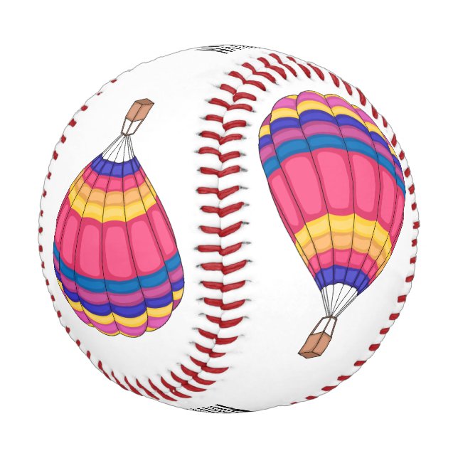 Balle De Baseball Illustration de la montgolfière (Angle)