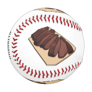 Balle De Baseball Illustration de la poitrine de boeuf