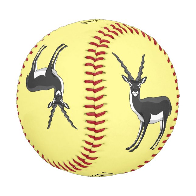 Balle De Baseball Illustration de l'antilope Blackbuck (Angle)