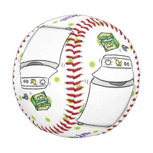 Balle De Baseball Illustration de lave-linge mignonne
