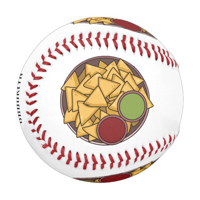 Balle De Baseball Illustration de Nachos (Devant Gauche)