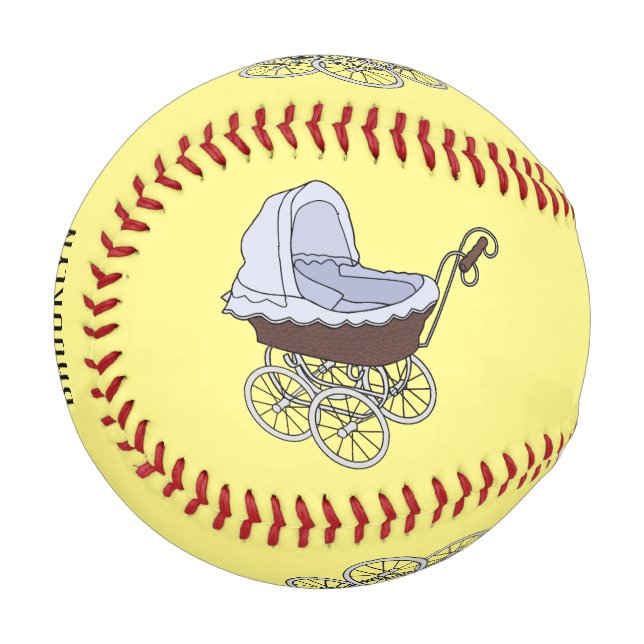 Balle De Baseball Illustration de poussette (Devant Gauche)