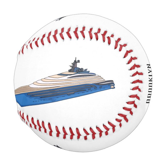 Balle De Baseball Illustration de yacht (Devant Droite)