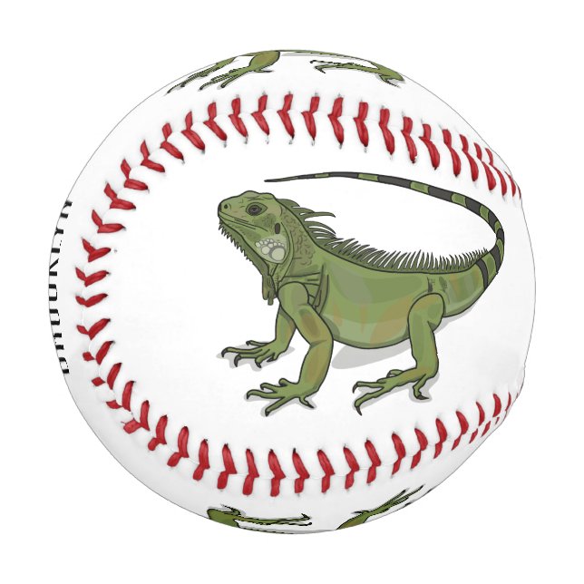 Balle De Baseball Illustration d'Iguana (Devant Gauche)