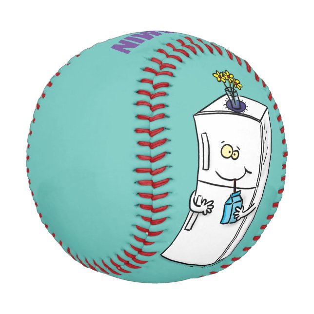 Balle De Baseball Illustration drôle de réfrigérateur (Angle)