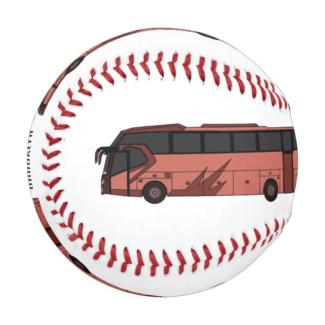 Balle De Baseball Illustration du bus (Devant Gauche)