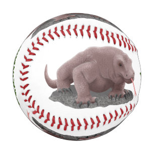 Balle De Baseball Illustration du dragon de Komodo
