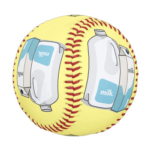 Balle De Baseball Illustration du lait (Angle)