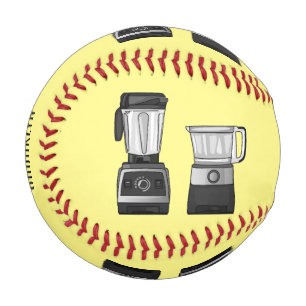 Balle De Baseball Illustration du processeur et du mixeur alimentair