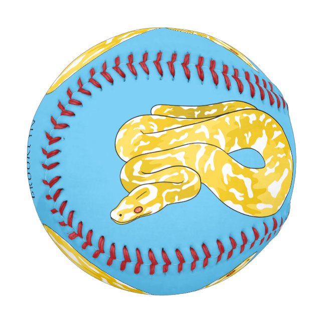 Balle De Baseball Illustration du serpent python birman (Devant Gauche)