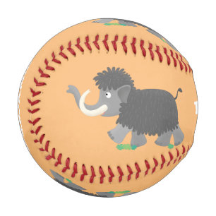 Balle De Baseball Illustration d'un mammouth laineux mou