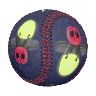 Balle De Baseball Illustration d'une luciole à éclair mignon