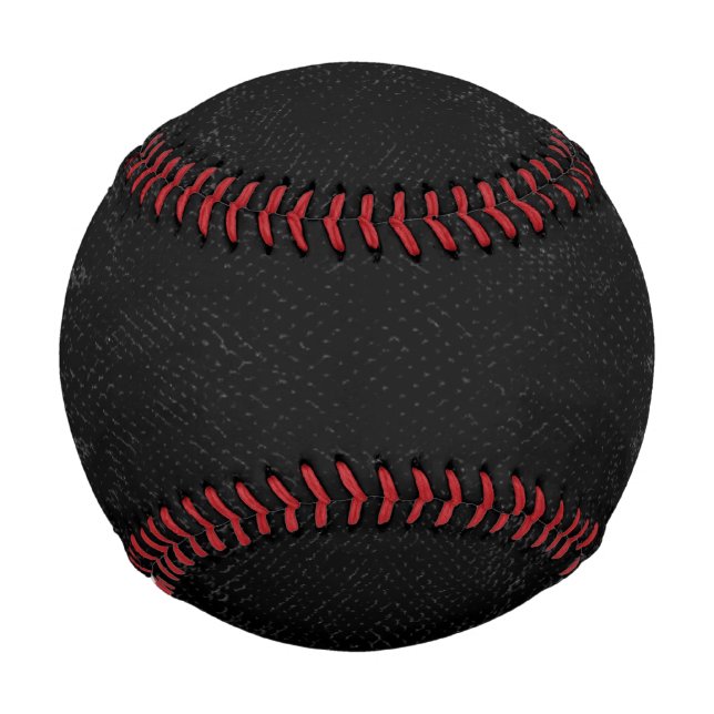Balle De Baseball Impression de peau de serpent noir (Devant)