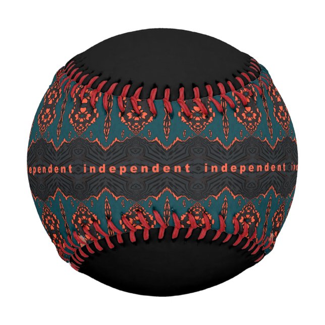 Balle De Baseball Indépendant et fier (Devant)