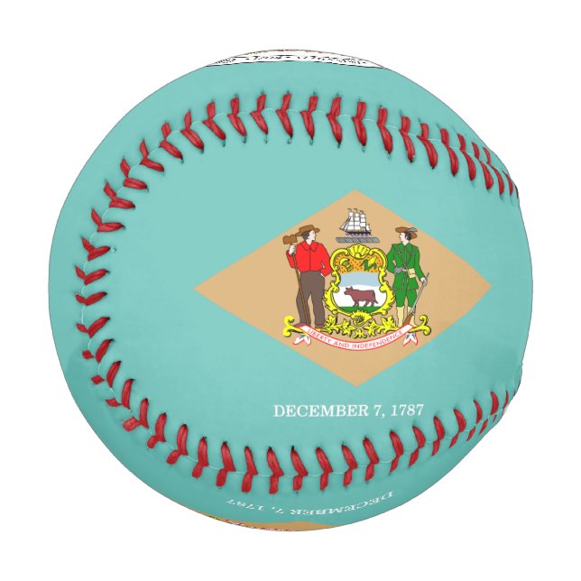 Balle De Baseball Indicateur du Delaware (Devant Gauche)