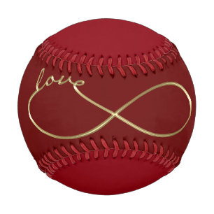 Balle De Baseball Infinity Love Lemniscate or + votre backgr.