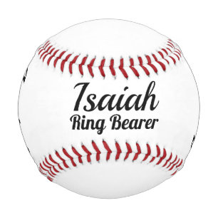Balle De Baseball Invitation du porteur d'anneau - Baseball personna