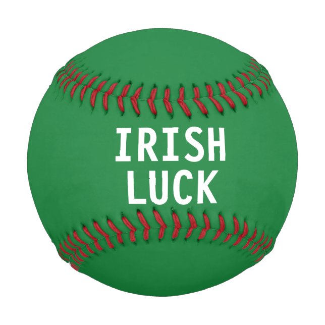Balle De Baseball Irish Luck Baseball (Devant)