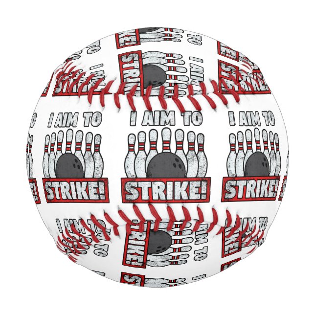 Balle De Baseball J'ai l'intention de faire la grève (Devant)