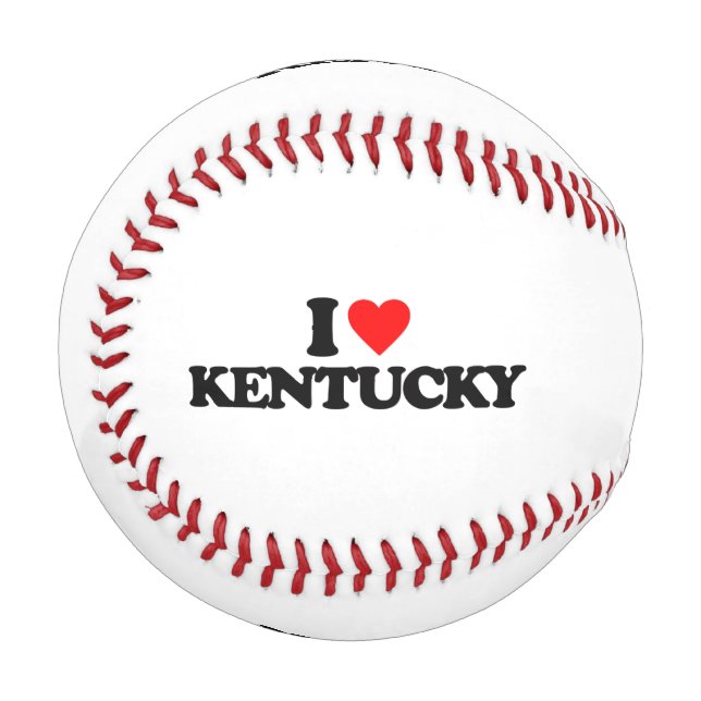 BALLE DE BASEBALL J'AIME KENTUCKY (Devant Gauche)
