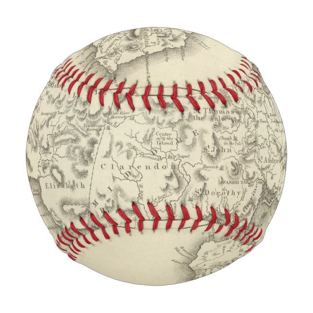 Balle De Baseball Jamaïque 3 (Devant)