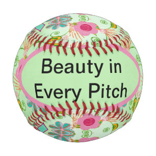 Balle De Baseball Jardin Éclectique Enchantant : Beauté Florale Dive
