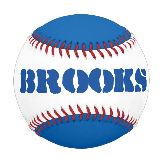 BALLE DE BASEBALL JEU DE NOM BASEBALL PERSONNALISABLE (Devant)