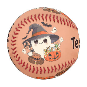 Balle De Baseball Joli fantôme de Halloween de style Kawaii