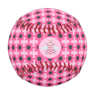 Balle De Baseball Jolie Bébé Rose fille Bee