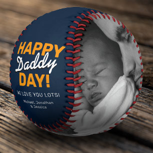 Balle De Baseball Joyeuse fête du papa Cadeau de Fête des pères