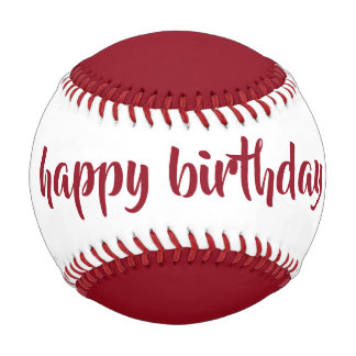 Balle De Baseball joyeux anniversaire de baseball par dalDesignNZ