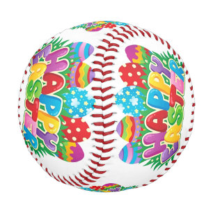 Balle De Baseball Joyeux Pâques
