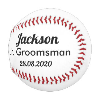 Balle De Baseball Jr Groomsmen Proposition Cadeau De Baseball